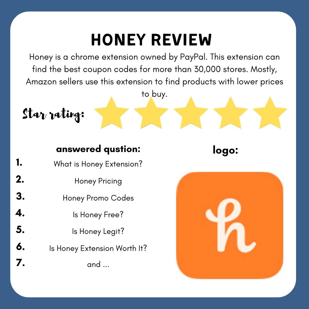 Honey is a chrome extension owned by PayPal. This extension can find the best coupon codes for more than 30,000 stores.